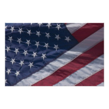 American flag. photographic print