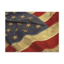American Flag Postcard