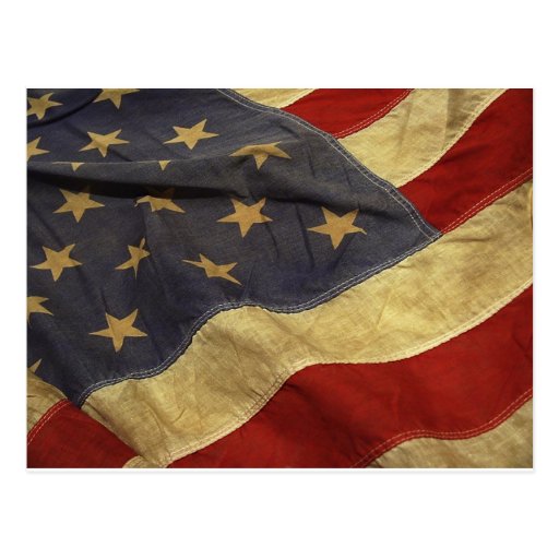 American Flag Postcard