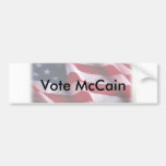american flag red and white, Vote McCain Bumper Stickers