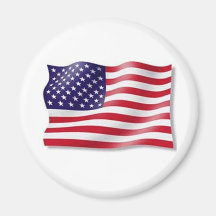 American Flag Refrigerator Magnets