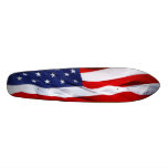 American Flag Skateboard Oldschool