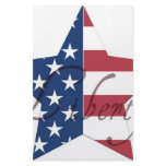 American Flag Star Liberty Stationery