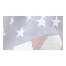 American flag stars business card