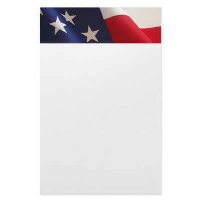 American Flag Stationary Stationery Paper by WelcomeTraditions