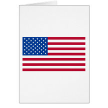 American Flag T shirts and Gifts Greeting Card