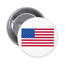 American Flag T shirts and Gifts Pinback Buttons