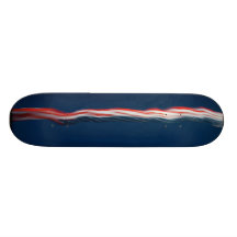 American Flag Wave Skate Board Deck
