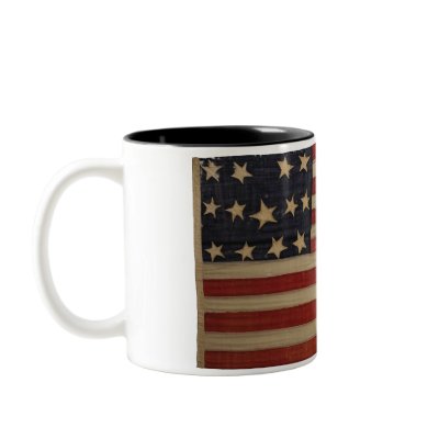 American Flag with 13 Stars Coffee Mugs by wesleyowns