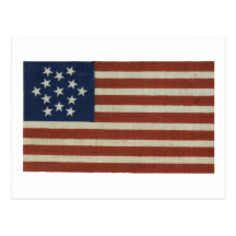 American Flag with 13 Stars Postcards