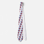 american flag with twin tower building firefighter neck tie