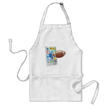 American football ball mobile phone aprons