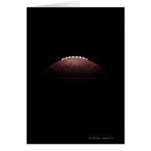 American football ball on black background cards