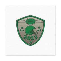 american football champions 2013 shield gallery wrapped canvas