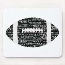 american football gifts mousemats