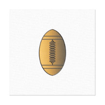 american football helmet golden metallic canvas prints