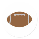 american football rugby ball illustration sticker