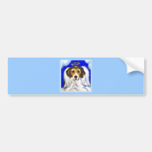 American Foxhound Angel Bumper Sticker