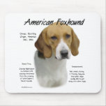 American Foxhound History Design mousepads