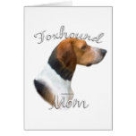 American Foxhound Mom 2 Greeting Card