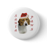 American Foxhound Santa Paws Pinback Buttons