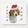 American Foxhound Santa Paws Mouse Pad