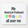 American Foxhound Walks Design Mouse Pad