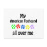 American Foxhound Walks Design Postcards
