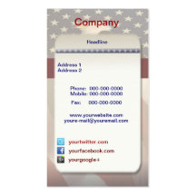 American Freedom Business Card