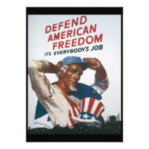 American Freedom World War 2 Personalized Invite