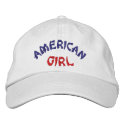 AMERICAN GIRL embroidered hats