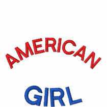 AMERICAN GIRL EMBROIDERED POLO SHIRT