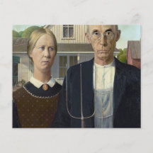 American Gothic by Grant DeVolson Wood Personalized Flyer
