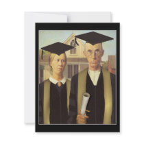 American Gothic Graduation Announcement