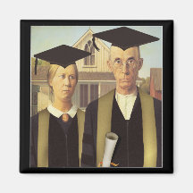 American Gothic Graduation Magnet