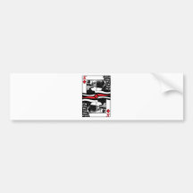 American Gothic-The King Of Diamonds. Bumper Sticker