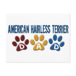 AMERICAN HAIRLESS TERRIER DAD Paw Print