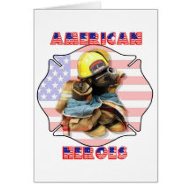 AMERICAN HEROES- GREETING CARD
