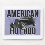 American Hot Rod - blue version Mousepads