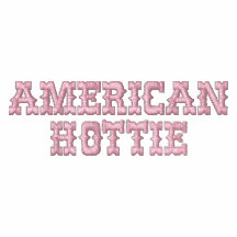 AMERICAN HOTTIE EMBROIDERED POLO SHIRT