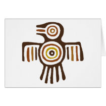 American Indian Bird Card