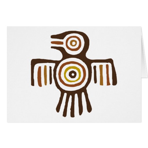 American Indian Bird Card