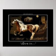 American Indian Painted Pony Horse -lover Print