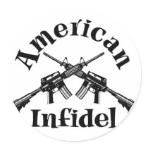 American Infidel stickers