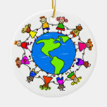 American Kids Christmas Ornaments