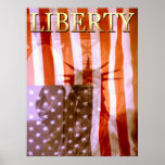 American Liberty Collage - Fine Art Poster Print