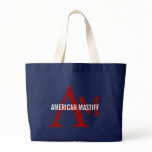 American Mastiff Breed Monogram Bags