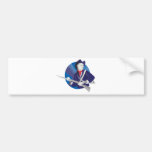 American minuteman revolutionary soldier bumper sticker