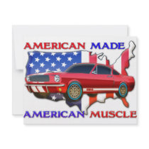 American Muscle Car Invites