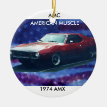 AMERICAN MUSCLE CARS HOLIDAY ORNAMENT